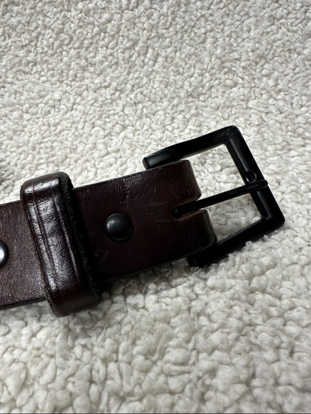Hanks Belts The Everyday Men's Brown Thick Leather Belt. Made Is Usa. Size 50 — image 4 of 6